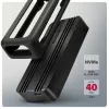 Axagon EEM2-40G θήκη USB-C 40Gbps M.2 NVMe SSD, ARMORED αλουμίνιο