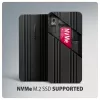 Axagon EEM2-40G θήκη USB-C 40Gbps M.2 NVMe SSD, ARMORED αλουμίνιο