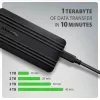 Axagon EEM2-40G θήκη USB-C 40Gbps M.2 NVMe SSD, ARMORED αλουμίνιο