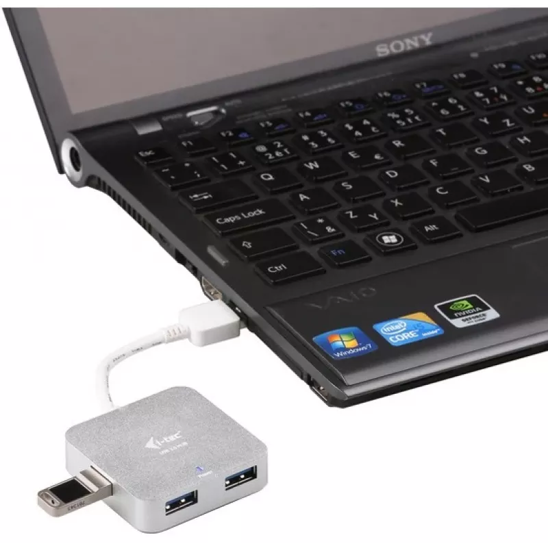 i-tec μεταλλικό USB 3.0 παθητικό HUB 4 θυρών