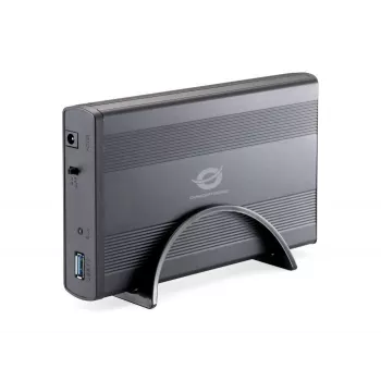 Conceptronic θήκη σκληρού δίσκου 3,5 ιντσών USB 3.0, θήκη HDD, 3,5 ιντσών, Serial ATA, Serial ATA II, 4,8 Gbit/s, συνδεσιμότητα USB, γραφίτης