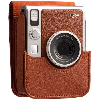 Fujifilm Instax Mini EVO θήκη καφέ