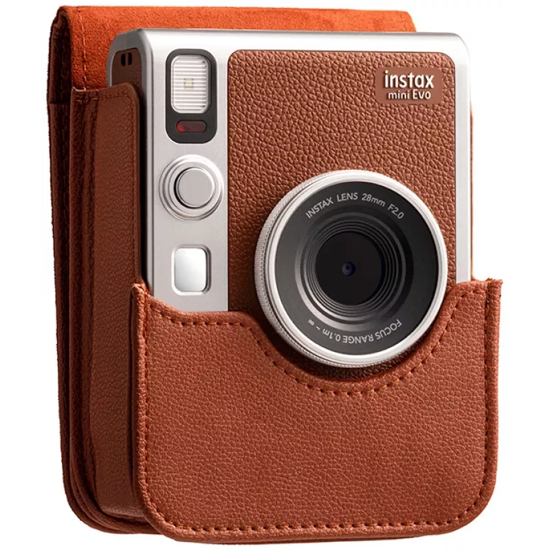 Fujifilm Instax Mini EVO θήκη καφέ