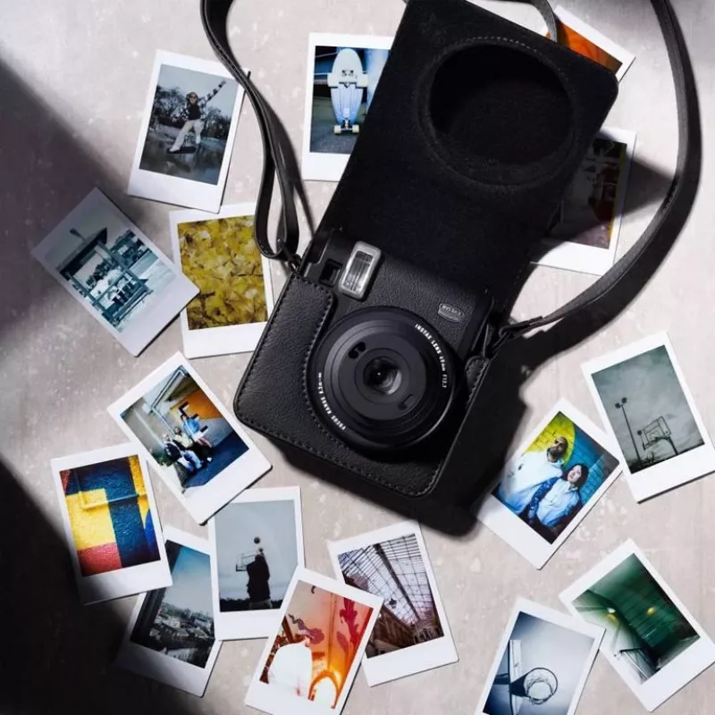 γυναικεία θήκη Fujifilm 70100162646 μαύρο λουρί ώμου Instax mini 99