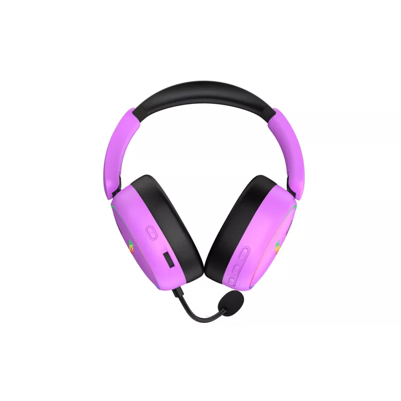 HATOR Phoenix 2 ασύρματο headset ενσύρματο & ασύρματο Head-Band Gaming USB Type-C / USB Type-A Bluetooth βιολετί