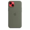 Θήκη Apple iPhone 14 Plus σιλικόνης με MagSafe ελιά