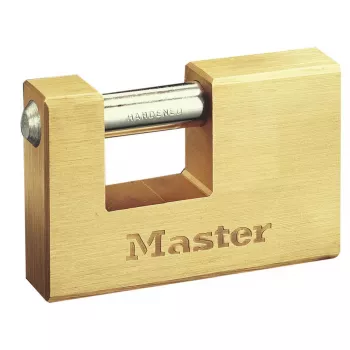 Λουκέτο MASTERLOCK 85 mm φαρδύ συμπαγές ορειχάλκινο σώμα Μοντέλο 608EURD
