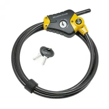 Κλειδαριά καλωδίου MASTERLOCK 8420EURD — ρυθμιζόμενο χαλύβδινο καλώδιο 10 mm, P22724