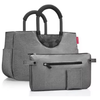 Καλάθι αγορών Reisenthel Loopshopper M Γκρι Πολυεστέρας 12L