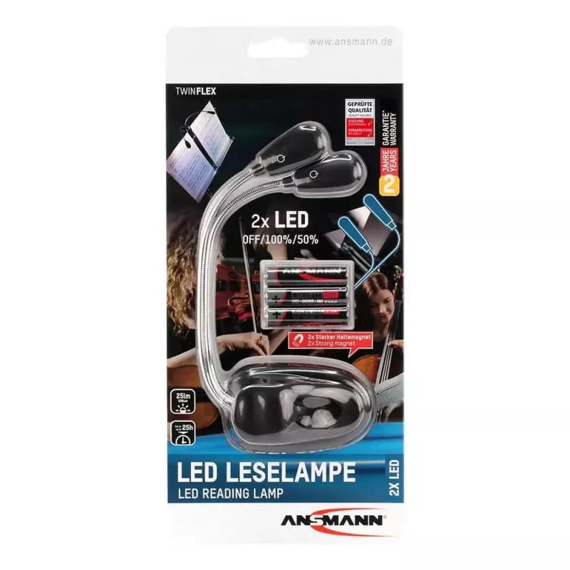 Επιτραπέζιο φωτιστικό Ansmann 1600-0119 μαύρο