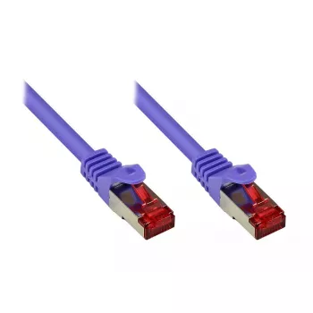 Καλώδιο δικτύου Alcasa 50m Cat6 μωβ S/FTP