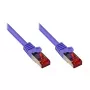 Καλώδιο δικτύου Alcasa 50m Cat6 μωβ S/FTP
