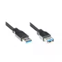 Καλώδιο USB Alcasa 5m USB 3.0 A USB 3.2 Gen 1 μαύρο
