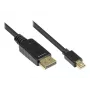Καλώδιο DisplayPort Alcasa DP-MDP1 1 m Mini DisplayPort μαύρο