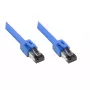 Καλώδιο δικτύου Alcasa 8080-100B 10m Cat8.1 S/FTP μπλε