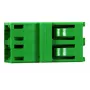 Προσαρμογέας οπτικών ινών LC/APC Telegärtner J08071A0004 πράσινο