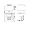 Πρίζα Telegärtner H02000A0092 λευκό
