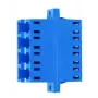Προσαρμογέας οπτικών ινών Telegärtner J08071A0044 LC μωβ multimode singlemode