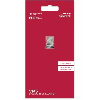 SpeedLink VIAS Nano Προσαρμογέας USB Bluetooth 5.0, μαύρος