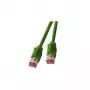 Καλώδιο δικτύου EFB Elektronik RJ45 S/FTP Cat6a Πράσινο 7,5 m