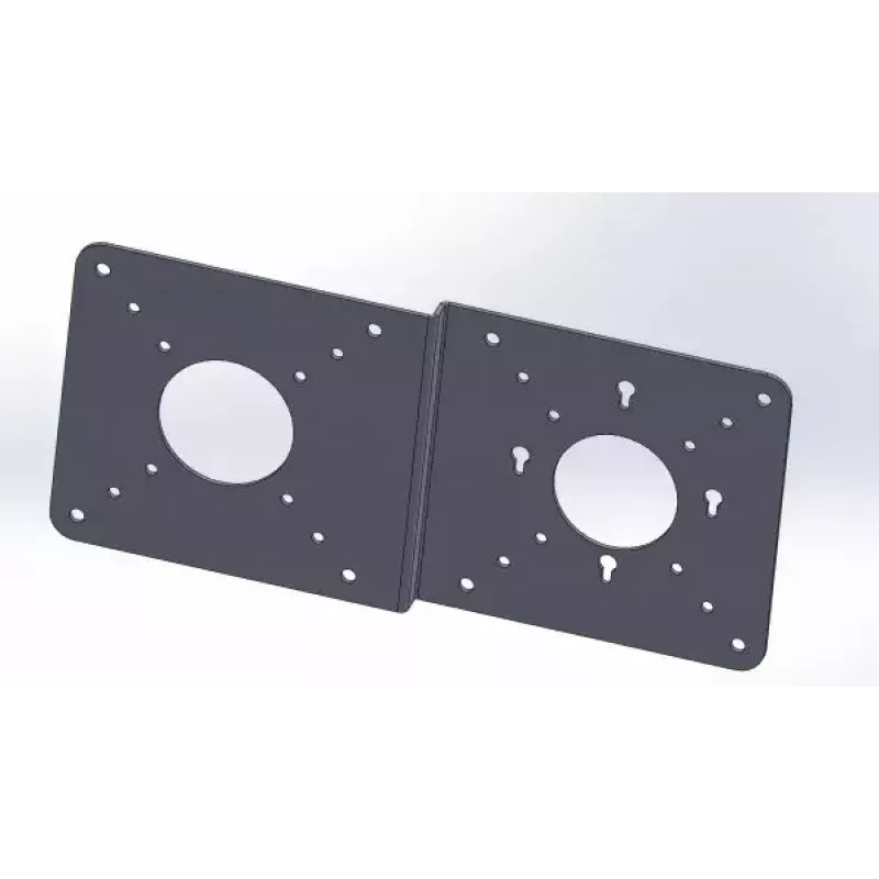 Σετ τοποθέτησης ALLNET VESA_MINIPC_PLATE Μαύρο