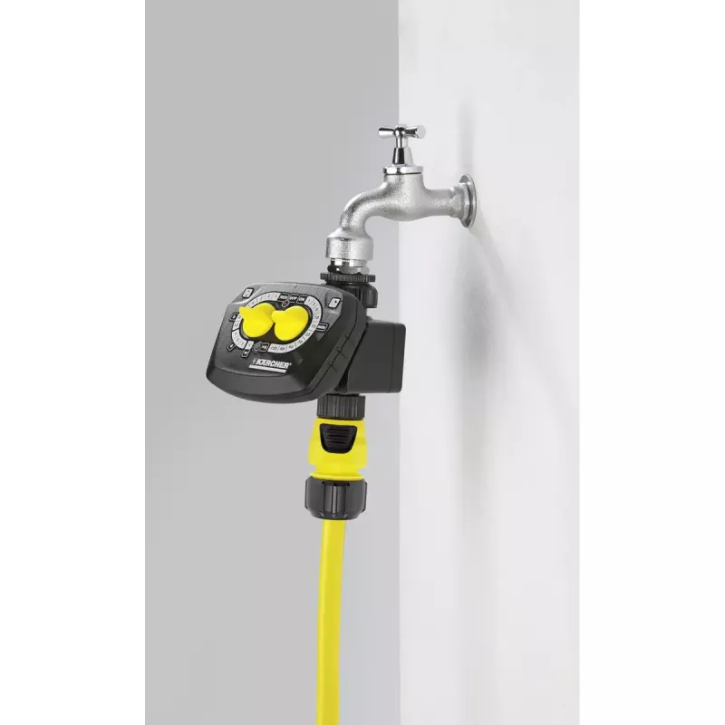 Μηχανικός χρονοδιακόπτης άρδευσης Kärcher WT 4.000 Μαύρο Κίτρινο