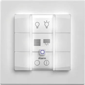 Πάνελ επιτοίχιου διακόπτη eQ-3 Homematic IP Επιτοίχιος διακόπτης 6 απλών Πλαστικό λευκό