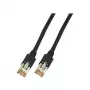 Καλώδιο δικτύου EFB Elektronik K8072.2 RJ-45 Cat5e 2 m μαύρο