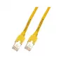Καλώδιο δικτύου EFB Elektronik K8075.2 RJ-45 Cat5e 2 m κίτρινο