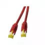 Καλώδιο δικτύου EFB Elektronik K8560RT.1 RJ45 Cat6a 1 m κόκκινο