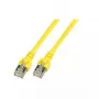 Καλώδιο δικτύου EFB Elektronik RJ45 S/FTP Cat5e 3 m κίτρινο