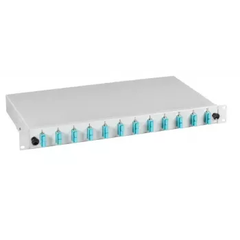 EFB Elektronik B71203.12OM3 LWL-Spleißbox, SC 50/125 µm OM3, 12 Pigtails/6 υποδοχές, συρόμενο