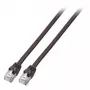 Καλώδιο δικτύου EFB Elektronik S/FTP Cat.6 RJ45 μαύρο 3m