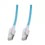 EFB Elektronik DCK1001BL.1,5 καλώδιο patch RJ45 LED, Cat.6A S/FTP, 1,5 m, μπλε