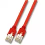 Καλώδιο δικτύου EFB Elektronik RJ45 (X) S/FTP Cat5e κόκκινο 2 m