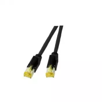 Καλώδιο δικτύου EFB Elektronik 0,5m RJ45 Cat6a μαύρο