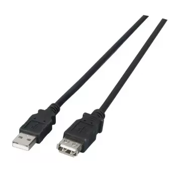 Καλώδιο USB EFB Elektronik K5205.1 1m USB 2.0 μαύρο