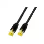 Καλώδιο δικτύου EFB Elektronik K3130.2 RJ-45 Cat6a 2 m μαύρο