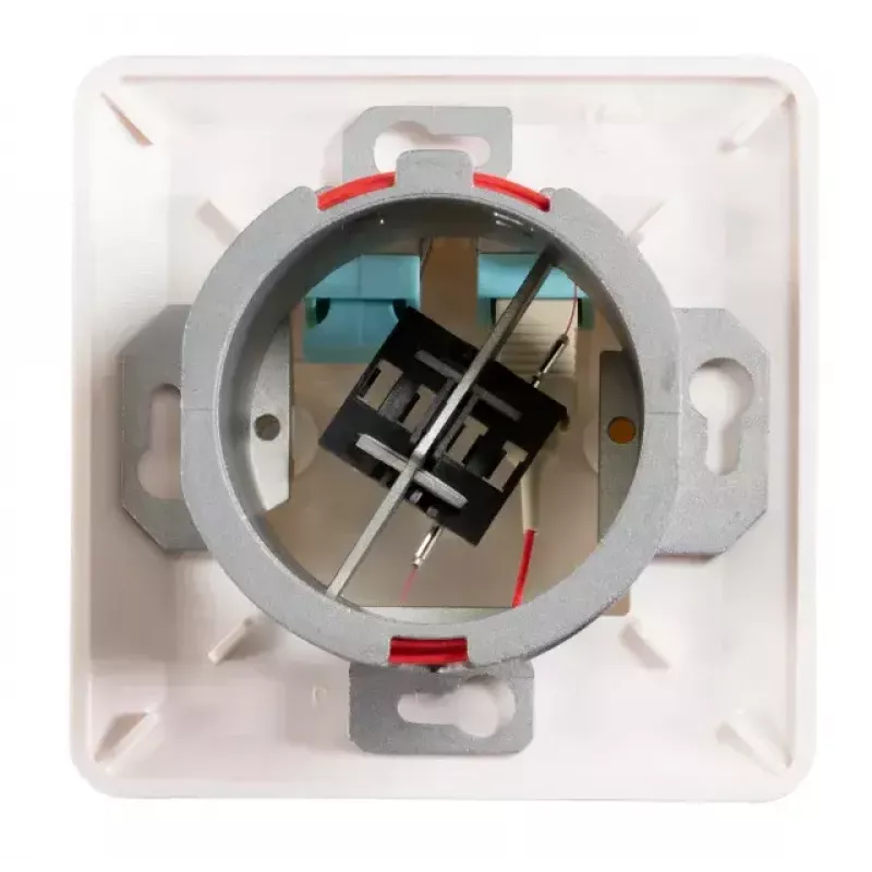Πρίζα δεδομένων FTTH χωνευτή EFB Elektronik FTTH-OUTLET-SC-OM3 λευκή