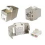 Μονάδα Keystone EFB Elektronik E-20093, επίπεδη σχεδίαση, ασημί, υποδοχή RJ-45