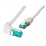 EFB Elektronik MK6001W.0,25G Γωνιακό καλώδιο patch RJ-45 Cat6a S/FTP, 0,25 m, γκρι
