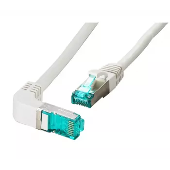 Καλώδιο δικτύου EFB Elektronik MK6001W.0,25B RJ-45 Cat6a S/FTP γωνιακό, 0,25 m, μαύρο
