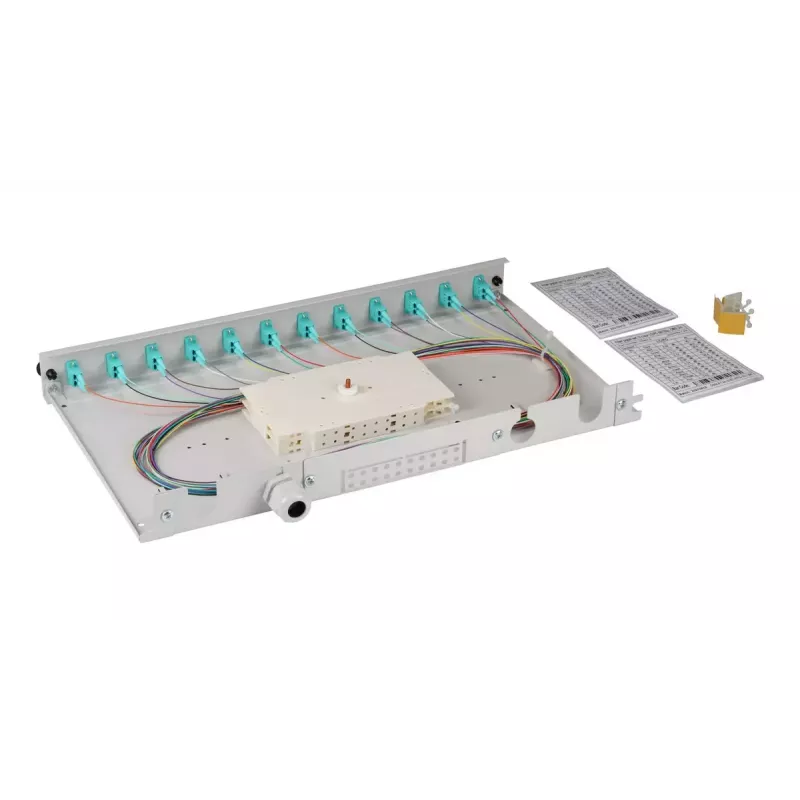 Patch panel EFB Elektronik BA71901L12OM3 1U LC OM3 γκρι