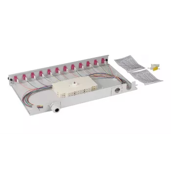Patch panel EFB Elektronik BA71901L12OM4 1U LC OM4 γκρι