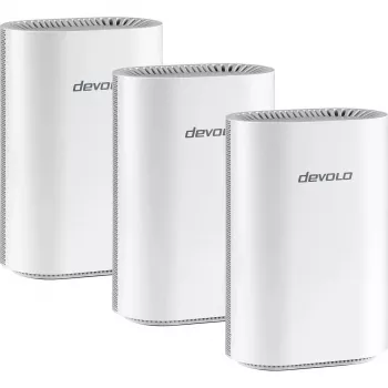 Σύστημα Mesh Wi-Fi Devolo BE6500 WiFi 7 3 τεμ. (λευκό) — 3× μονάδες BE6500