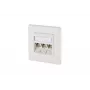 Πρίζα δικτύου RJ-45 BTR NETCOM 1309131002-E λευκό