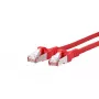 Καλώδιο δικτύου BTR NETCOM Cat6A 0,5 m κόκκινο