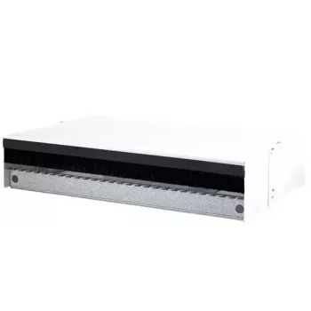 Αξεσουάρ patch panel MetzConnect 130862-2H20-E τοποθέτηση σε rack 2U λευκό