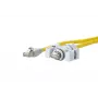 Καλώδιο δικτύου METZ CONNECT E-DAT V6 2m Cat6 S/FTP κίτρινο