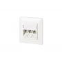 Πρίζα RJ-45 BTR NETCOM 130B11D31002-E λευκή